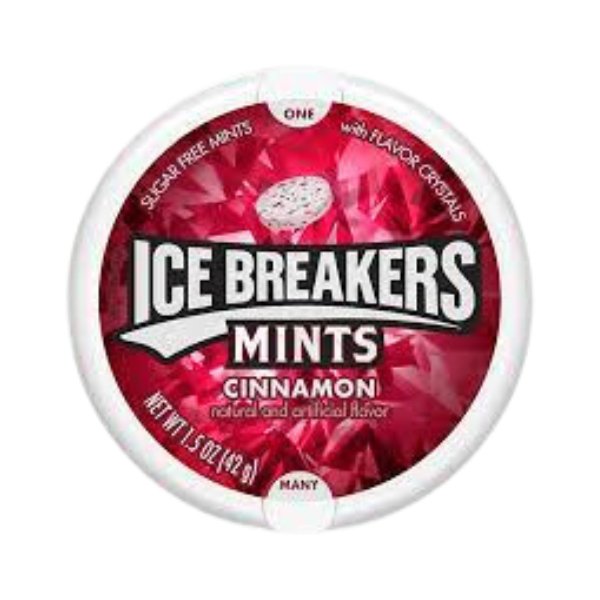 Sugar Free Ice Breakers Mint Cinnamon 42g - Flowers to Nepal - FTN