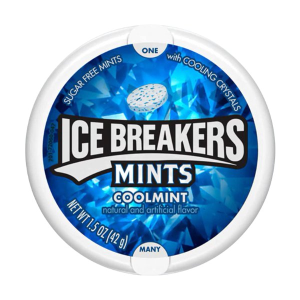 Sugar Free Ice Breakers Mints Coolmint Candies 42g - Flowers to Nepal - FTN