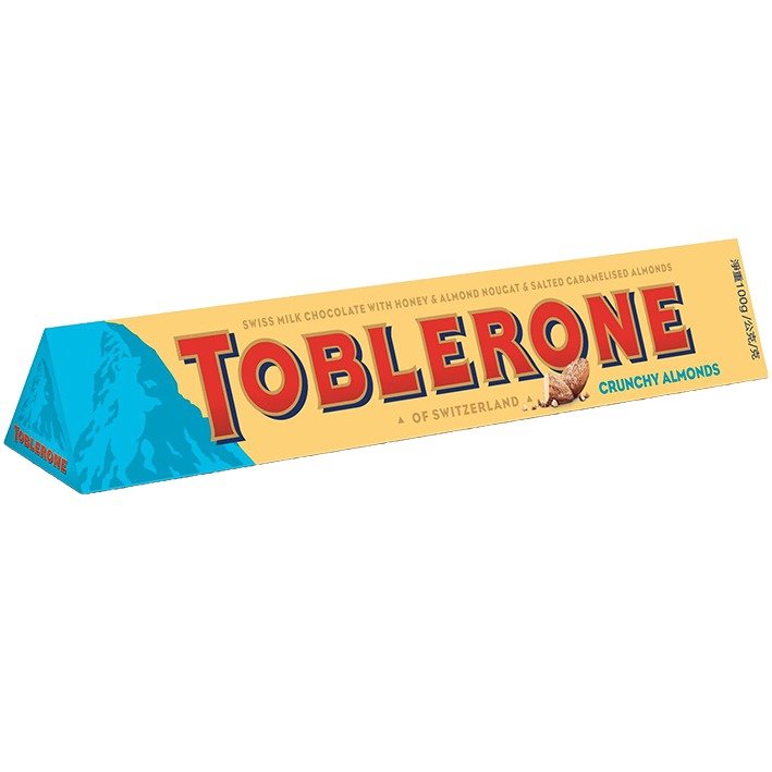 Toblerone Crunchy Almonds Swiss Chocolate 100g - Flowers to Nepal - FTN