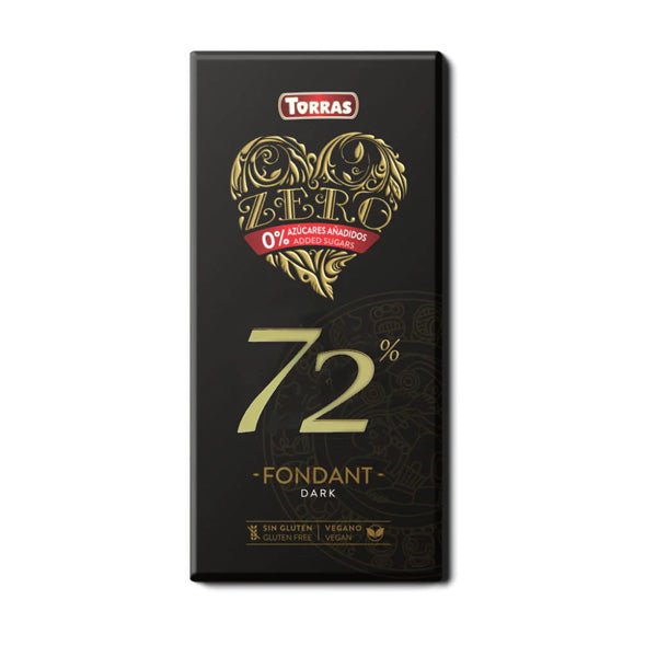 Torras 72% Fondant Sugar Free Dark Chocolate 100g - Flowers to Nepal - FTN