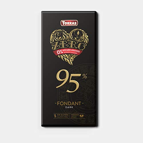 Torras No Sugar Added 95% Fondant Dark Chocolate 100g - Flowers to Nepal - FTN