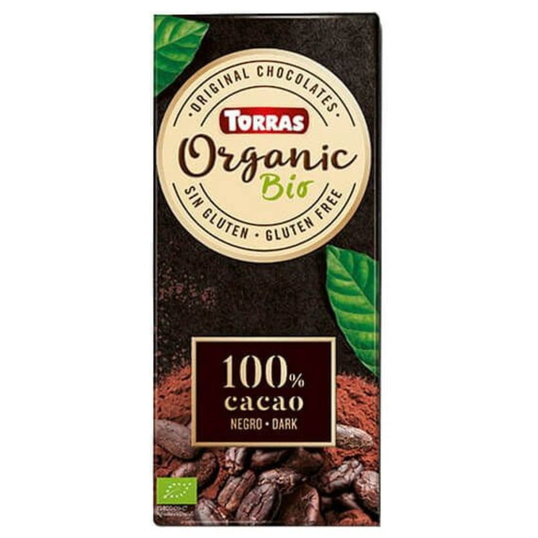 Torras Organic 100% Cacao Dark Chocolate-100g - Flowers to Nepal - FTN