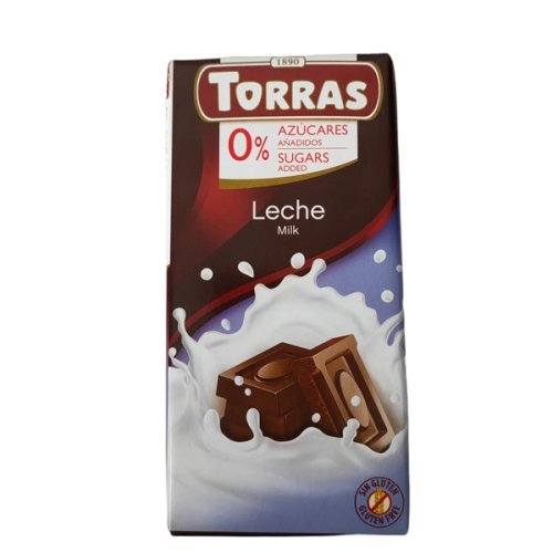 Torras Sugar-Free Milk Chocolate Bar - 75g - Flowers to Nepal - FTN
