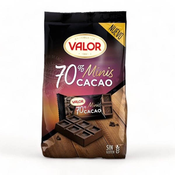 Valor 70% Minis Cacao Chocolate Bar 200g - Flowers to Nepal - FTN