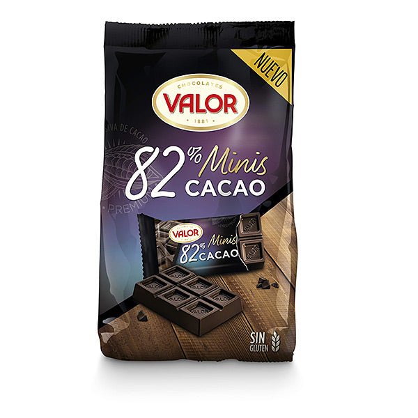 Valor 82% Mini Bars Cacao- 171g - Flowers to Nepal - FTN