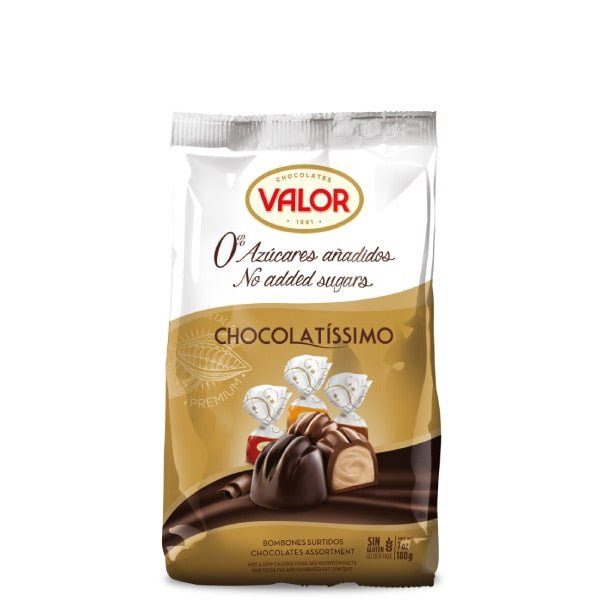 Valor Chocolatissimo Sugar Free Chocolates Candies Pouch-180g - Flowers to Nepal - FTN