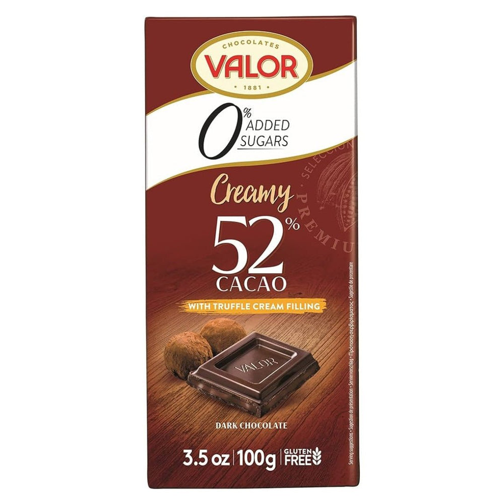 Valor Creamy 52% Cacao With Truffle Cream Filling - Flowers to Nepal - FTN