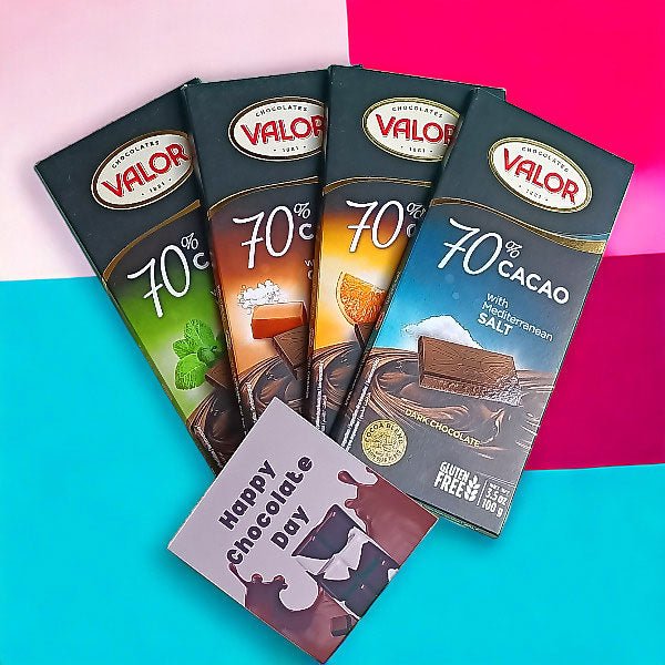 Valor Dark Chocolate Day Combo - Flowers to Nepal - FTN