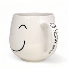 Load image into Gallery viewer, White Mug With Smile Printed - Flowers to Nepal - FTN
