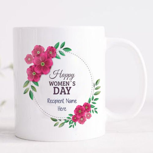 Women's Day Combo ( Chocolates Bunch, Women's Day Print Cushion and Mug with Your Name ) - Flowers to Nepal - FTN