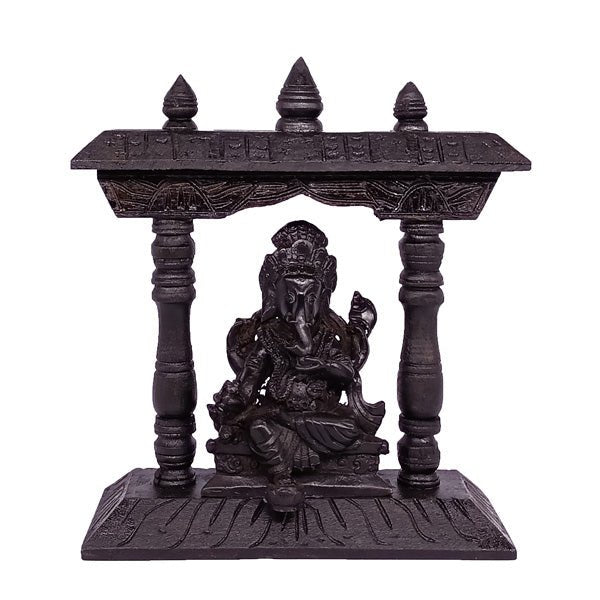 Wooden Beautiful Design Ganesh Ji - Token Of Love - Flowers to Nepal - FTN