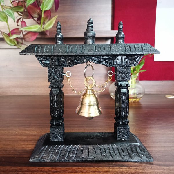 Wooden Stand Bell- Token Of Love - Flowers to Nepal - FTN